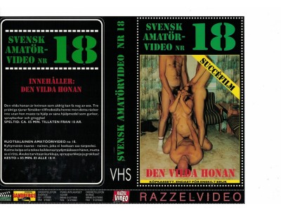 Sv. Amatörvideo  Nr  18  Instick  VHS